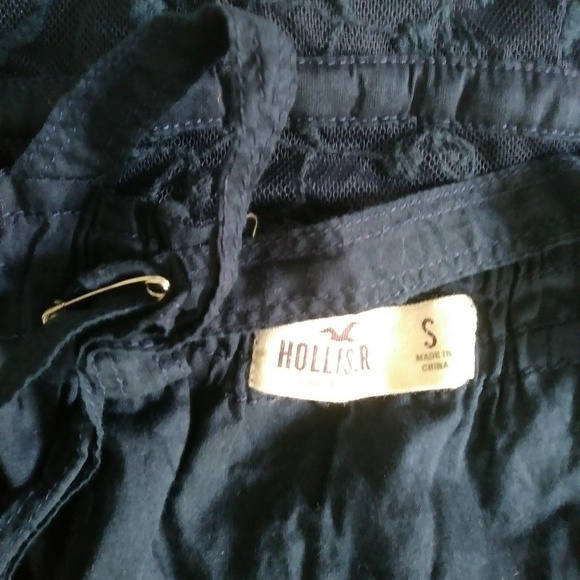 Hollister Navy Blue Blouse - Picture 5 of 5